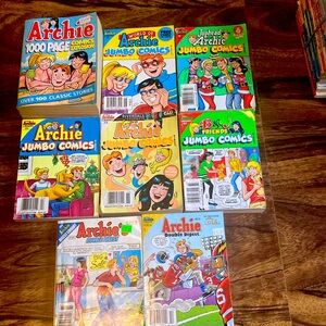 Archie comics - jumbo , double , new & vintage mix